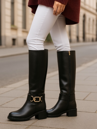 Cizme dama Kurtis Negre