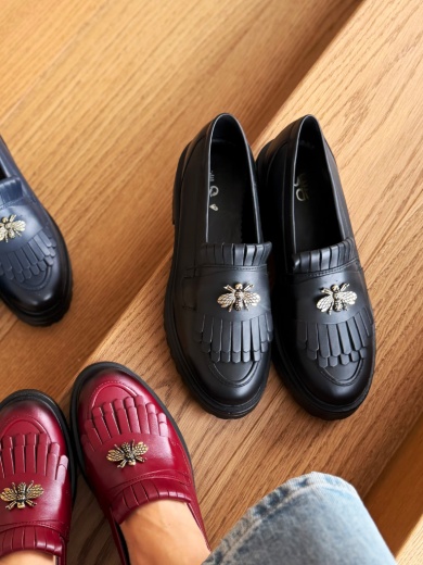 Pantofi casual dama Zenin Negri