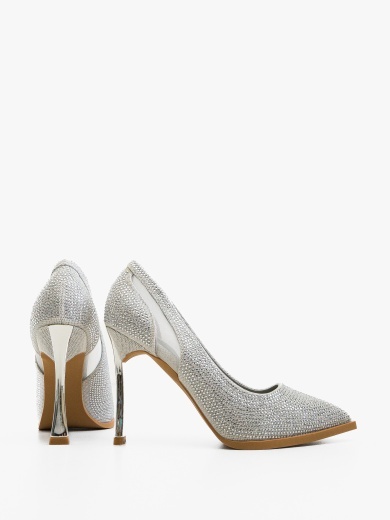 Pantofi dama Bomb Argintii
