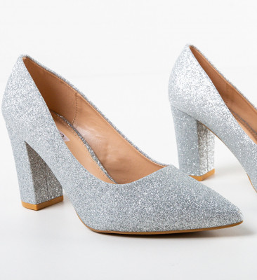 Pantofi dama Morgan Argintii