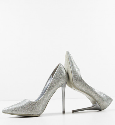 Pantofi dama Nikhil Argintii