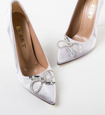 Pantofi dama Opsitro Argintii