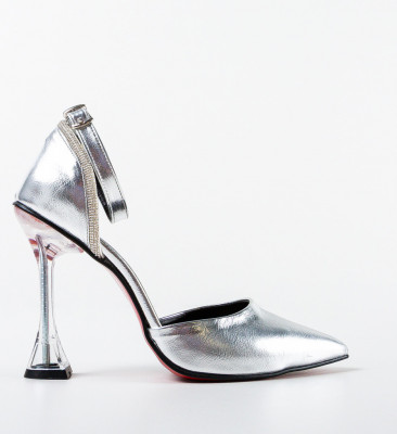 Pantofi dama Pobet Argintii