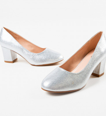 Pantofi dama Pozal Argintii