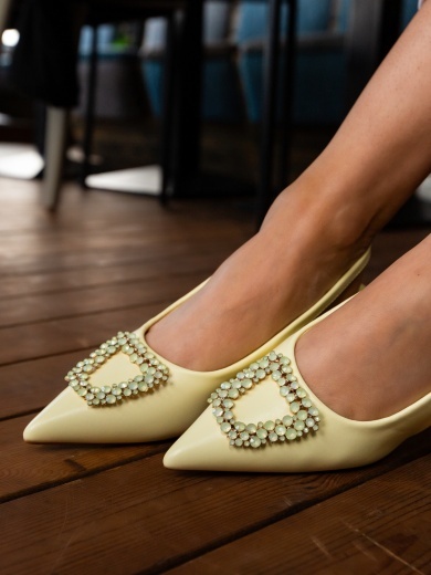 Pantofi dama Vaneza Galbeni