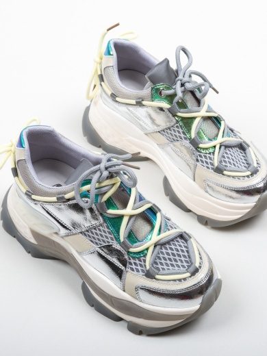 Pantofi Sport Teras Argintii