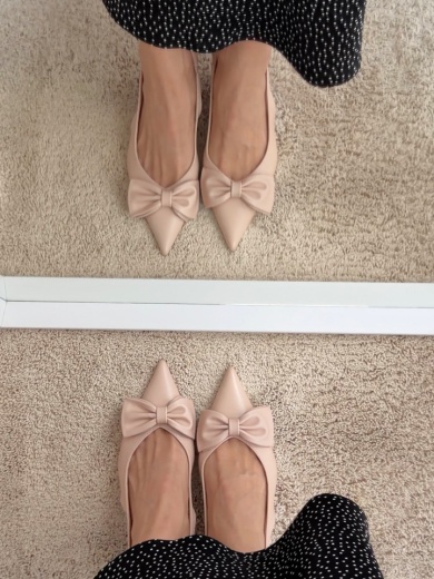 Pantofi stiletto dama Tomic Bej