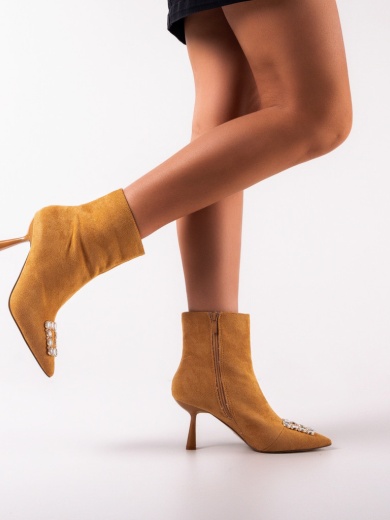 Botine dama Betto Camel