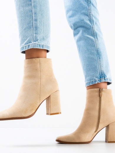 Botine dama Kyra Bej