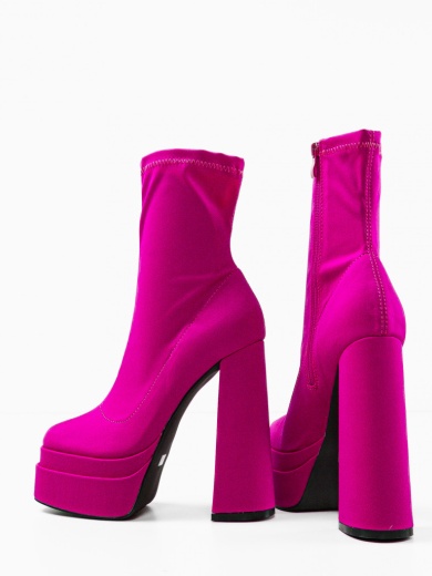 Botine dama Platona Fuchsia