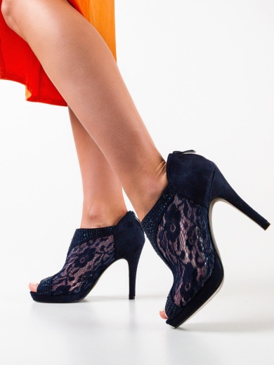 Botine dama Trevor Bleumarin
