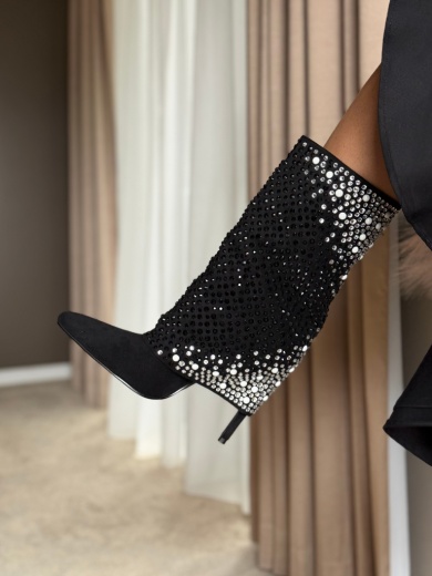 Botine dama Velyon Negre