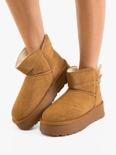 Cizme tip Ug Tieme Camel
