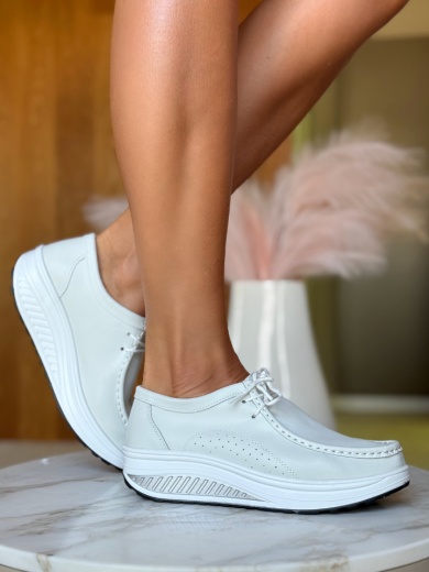 Pantofi Casual Roly Alb 2