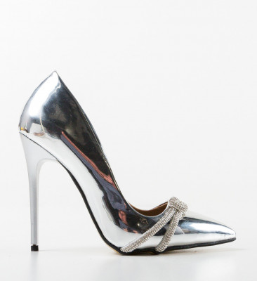 Pantofi dama Casette Argintii
