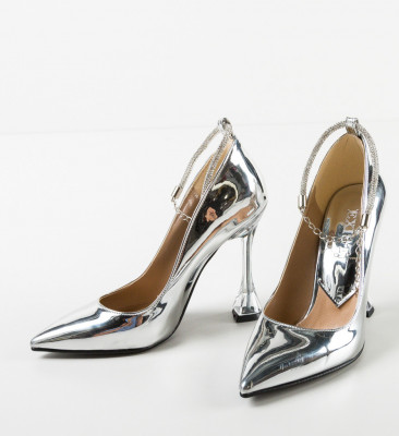 Pantofi dama Hervac Argintii