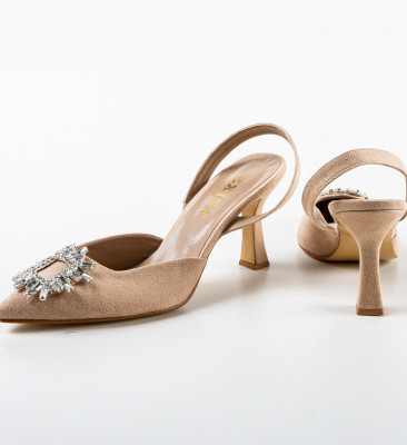 Pantofi dama Laran Bej