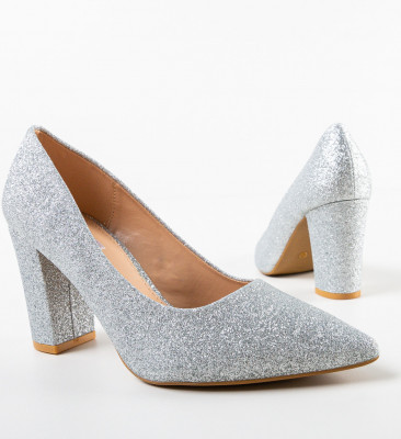 Pantofi dama Morgan Argintii