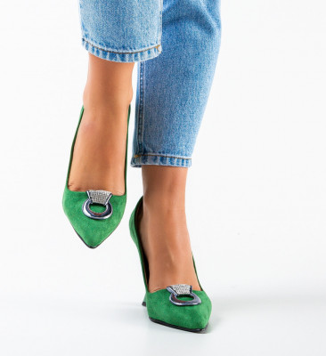 Pantofi dama Provok Verde 3