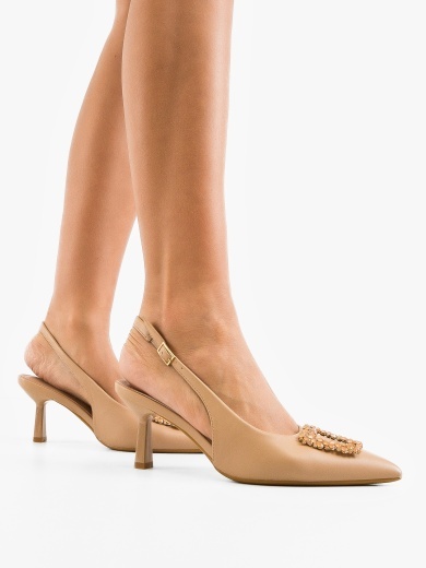 Pantofi dama Vaneza Camel