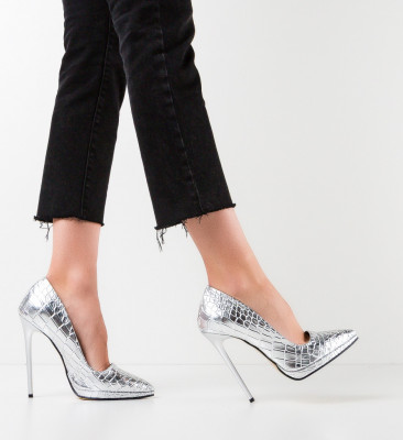 Pantofi Dublu Argintii 2