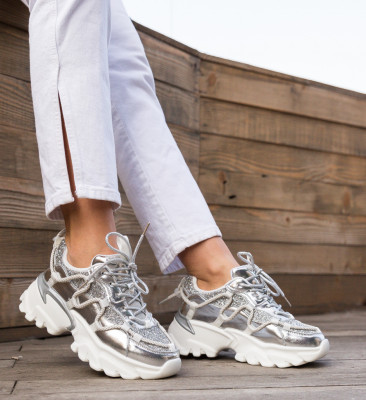 Pantofi Sport Sboca Argintii