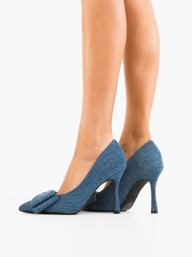 Pantofi stiletto dama Lester Albastri