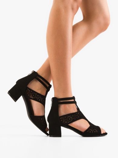 Sandale cu toc Drydyna Negre