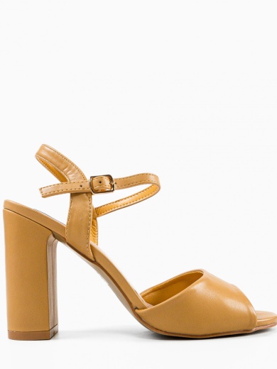 Sandale cu toc Glenna Camel