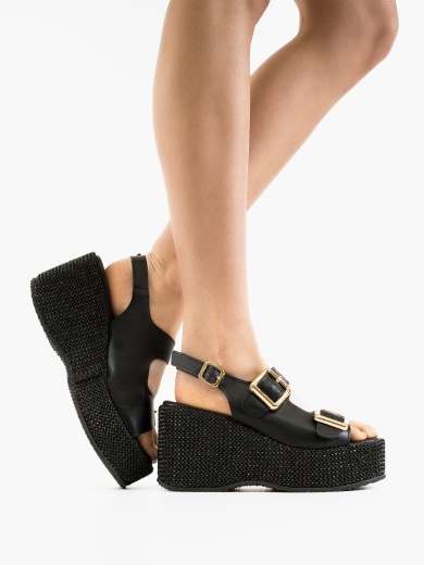 Sandale dama Boreas Negre
