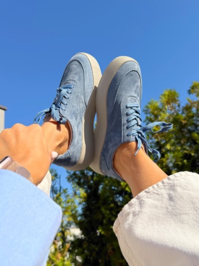 Sneakers dama Brittni Albastri