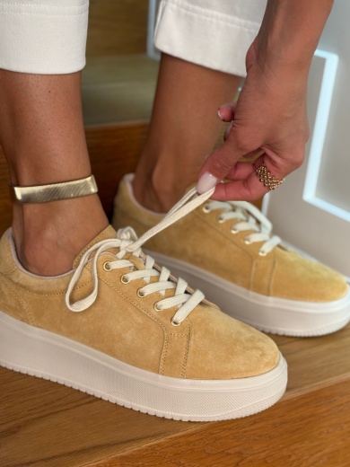 Sneakers dama Daravo Bej