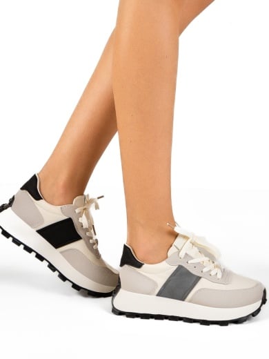 Sneakers dama Feytong Gri