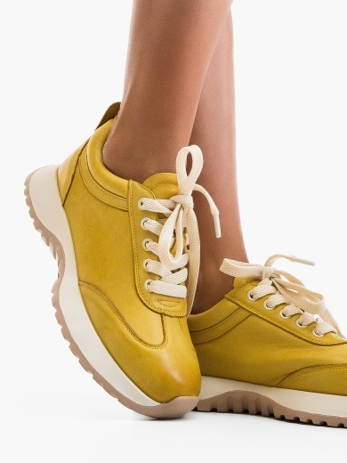 Sneakers dama Hober Galbeni