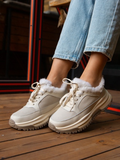 Sneakers dama Jahe Bej