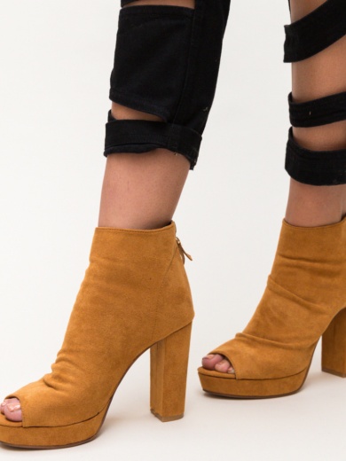 Botine Calver Camel