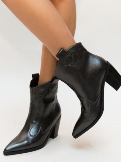 Botine Canela Gri