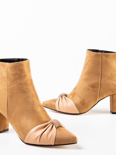 Botine dama Balizia Camel