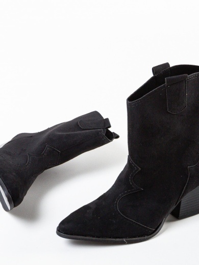 Botine dama Bonate Negre