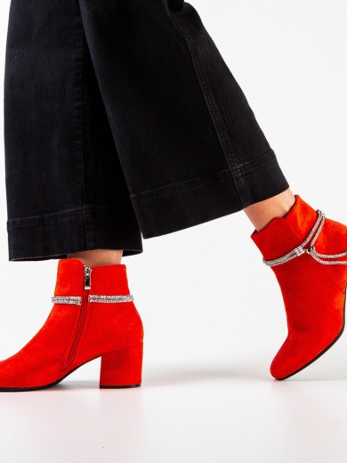 Botine dama Jarvis Rosii