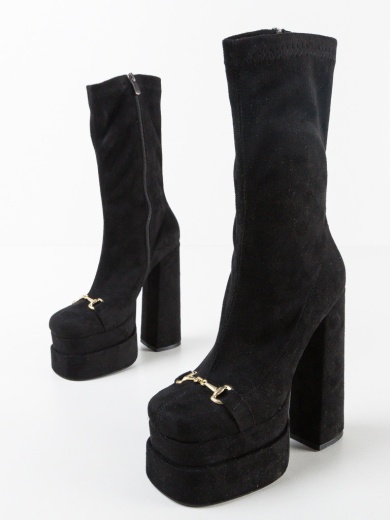 Botine dama Verta Negre