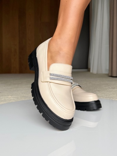 Pantofi casual dama Uster Bej