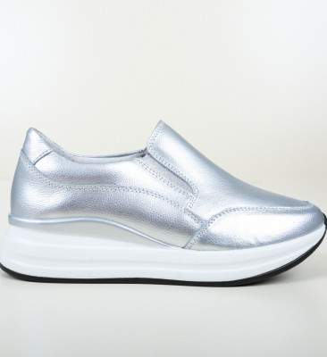 Pantofi Casual Gemma Argintii
