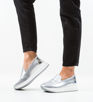 Pantofi Casual Gilles Argintii