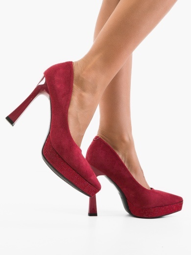 Pantofi cu toc Erdem Rosii