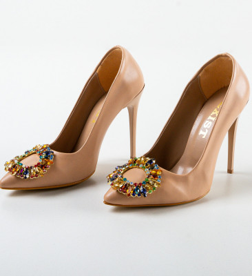 Pantofi dama Laha Bej