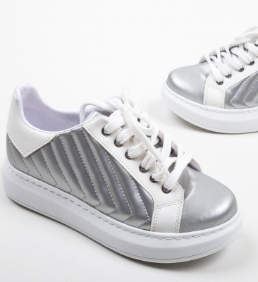 Pantofi Sport Mandro Argintii