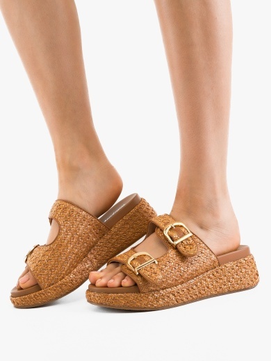 Papuci dama Ucrey Camel