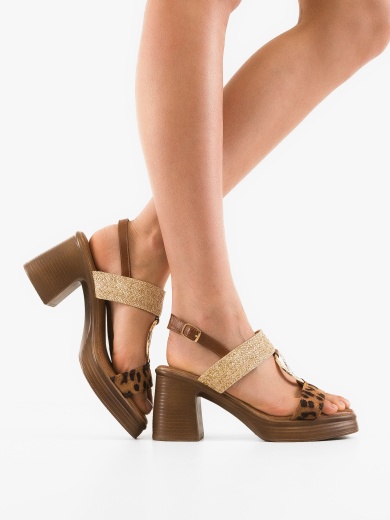 Sandale dama Ellen Animal Print