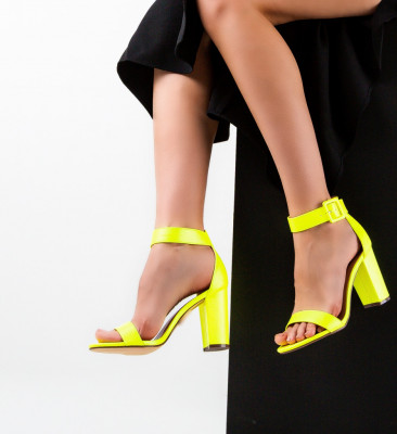 Sandale dama Hubert Verzi Neon